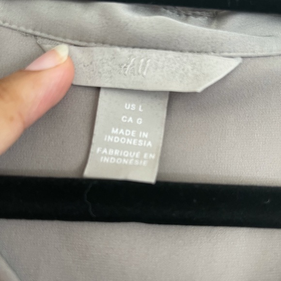 Silk Button-Up - Picture 2 of 2